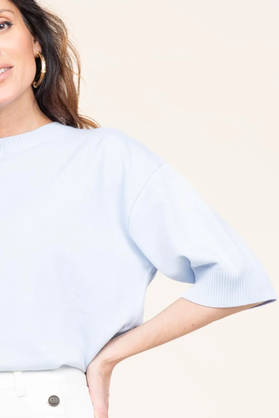 Super Soft Sweater Isidre | Blue... | Studio Ar | Little Soho