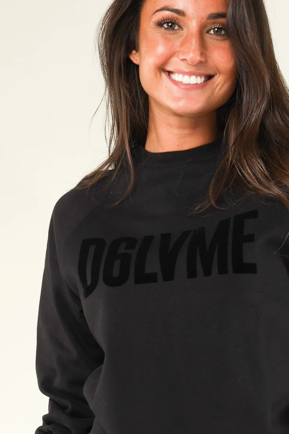 Sweater With Balloon Sleeves Love Me | Black... | Dante 6 | Little Soho