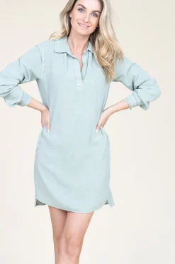 Tencel Dress Lisa | Green... | Bella Dahl | Little Soho