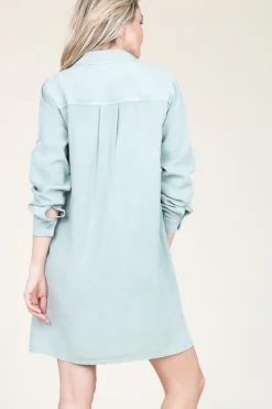 Tencel Dress Lisa | Green... | Bella Dahl | Little Soho