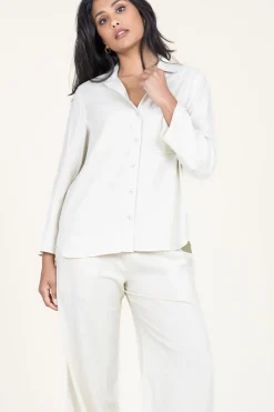 Tencil Blouse Kyra | Beige... | Bella Dahl | Little Soho
