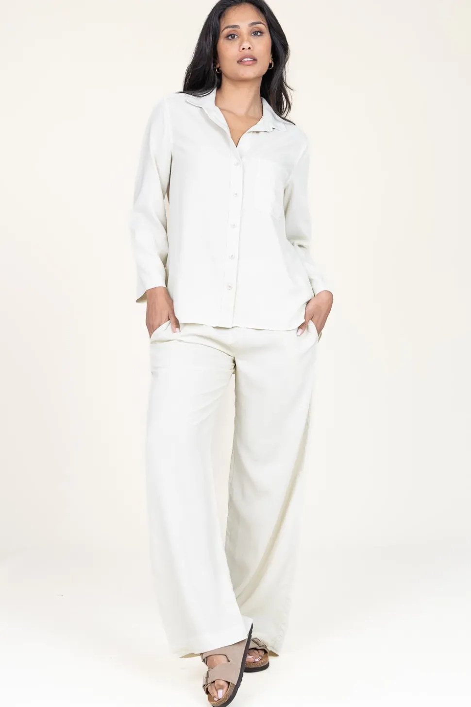 Tencil Blouse Kyra | Beige... | Bella Dahl | Little Soho