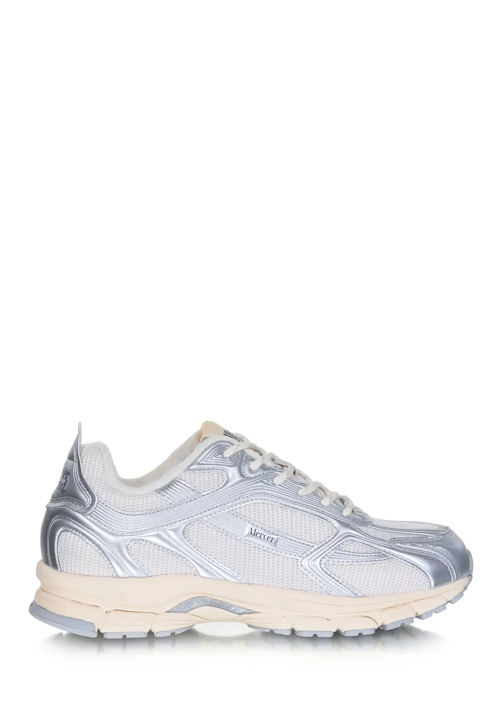 The Re-Run Vintage Sneaker | Silver... | Mercer | Little Soho