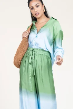 Tie-Dye Blouse Talmy | Green... | Ibana | Little Soho