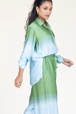 Tie-Dye Blouse Talmy | Green... | Ibana | Little Soho