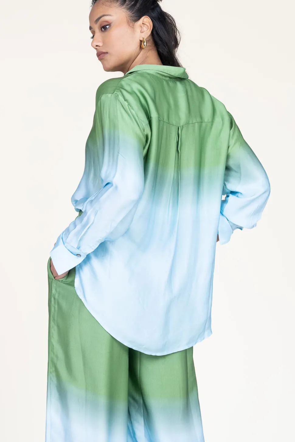 Tie-Dye Blouse Talmy | Green... | Ibana | Little Soho