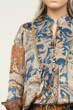 Top With Balloon Sleeves Norma | Multi... | Mes Demoiselles | Little Soho