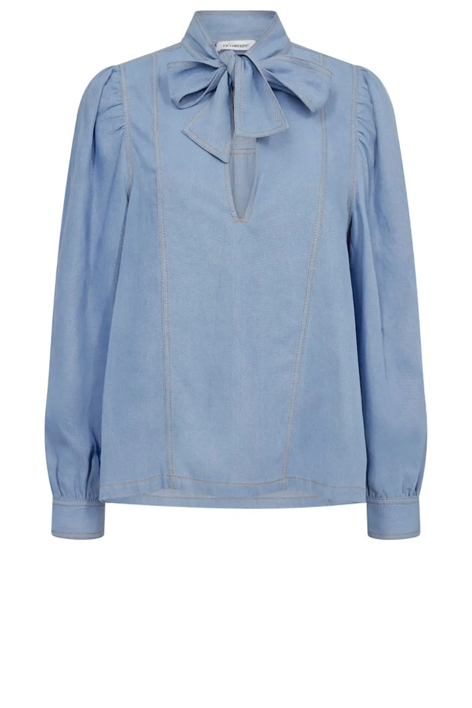 Top With Bow Detail Titus | Blue... | Co'Couture | Little Soho