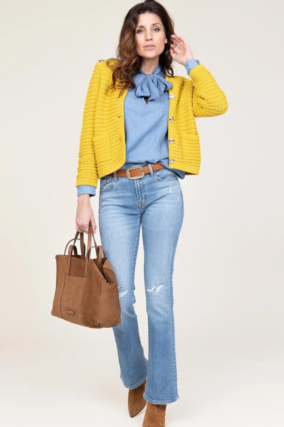 Top With Bow Detail Titus | Blue... | Co'Couture | Little Soho