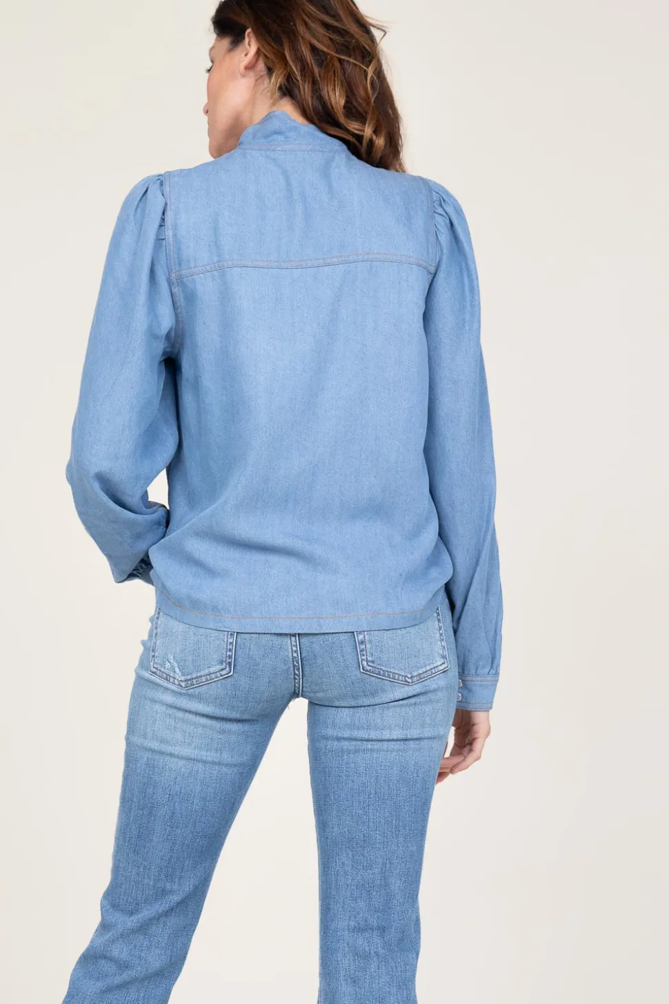 Top With Bow Detail Titus | Blue... | Co'Couture | Little Soho