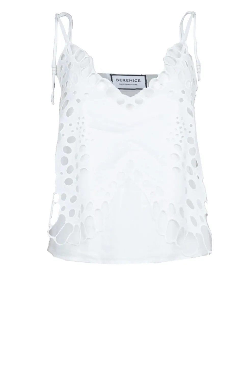 Top With Butterfly Embroidery Thais | Natural... | Berenice | Little Soho