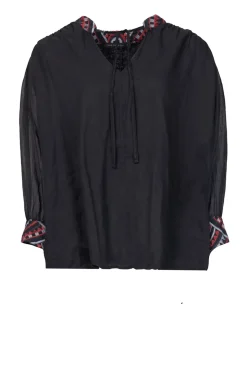 Top With Embroidery | Black... | Greek Archaic Kori | Little Soho