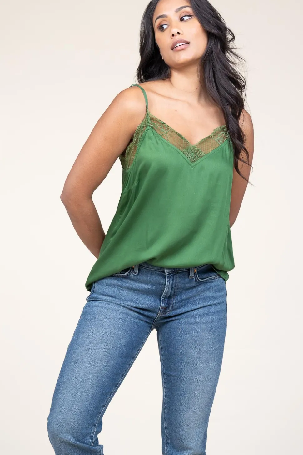 Top With Lace Phily | Green... | Stella Forest | Little Soho