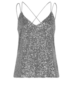 Top With Sequins Obu | Silver... | Dante 6 | Little Soho