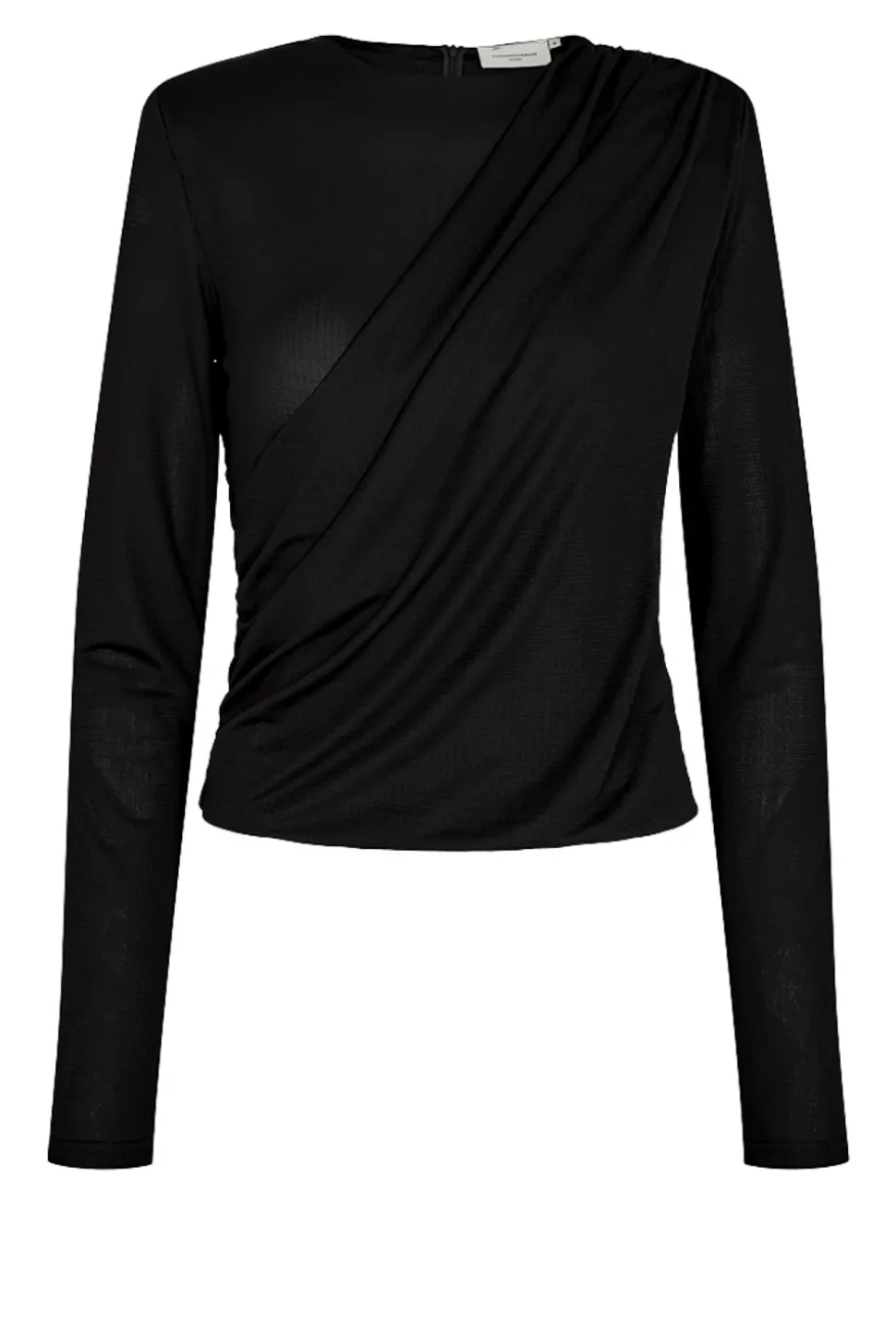Top With Shoulder Pads Grace | Black... | Copenhagen Muse | Little Soho