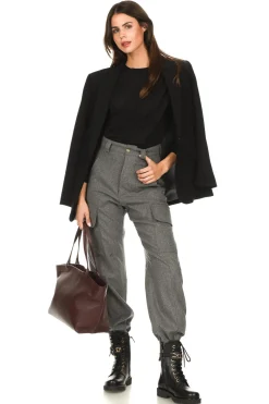 Top With Shoulder Pads Grace | Black... | Copenhagen Muse | Little Soho