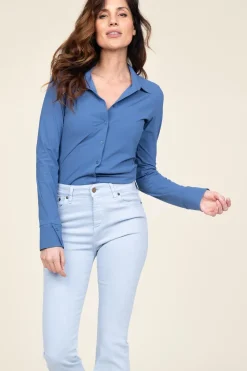 Travelwear Blouse Petit | Blue... | D-Etoiles Casiope | Little Soho