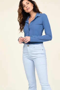 Travelwear Blouse Petit | Blue... | D-Etoiles Casiope | Little Soho