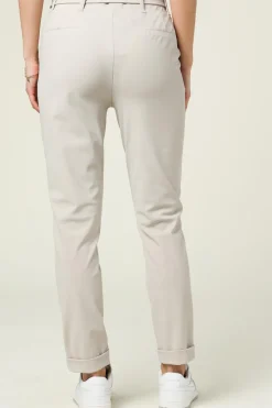 Travelwear Pants With Tie Belt Antigua | Cement... | D-Etoiles Casiope | Little Soho