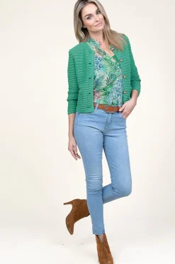 Tricot Cardigan Gaspard | Green... | Ba&Sh | Little Soho