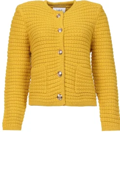 Tricot Cardigan Gaspard | Yellow... | Ba&Sh | Little Soho