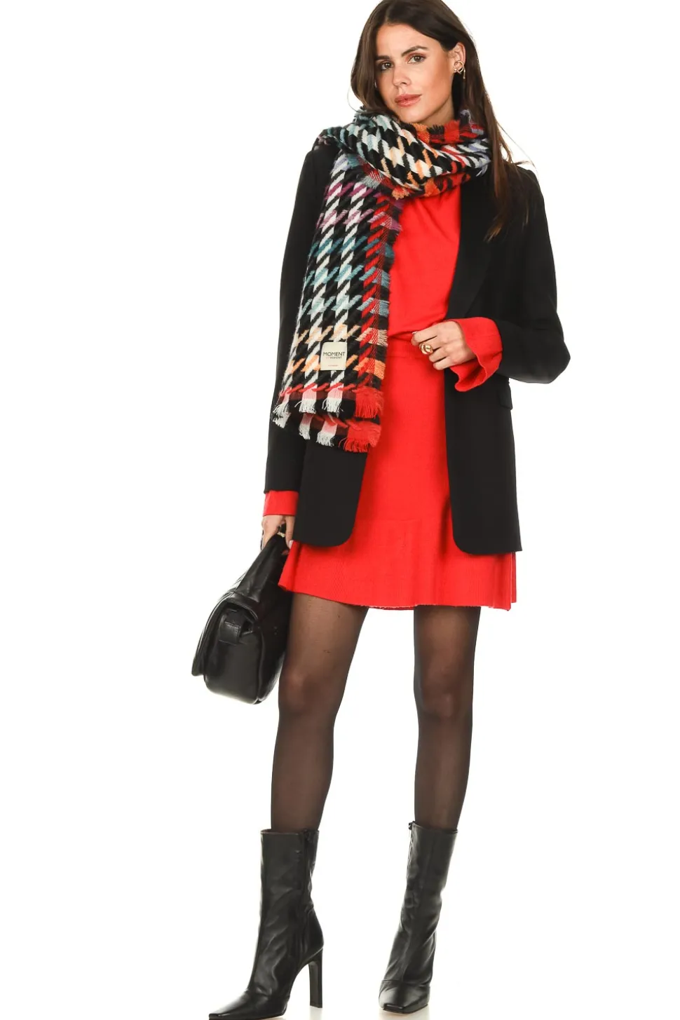 Tricot Sweater With Ruffles Repens | Bordeaux... | Silvian Heach | Little Soho