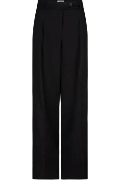 Trousers In Linen Blend Zach | Black... | Dante 6 | Little Soho