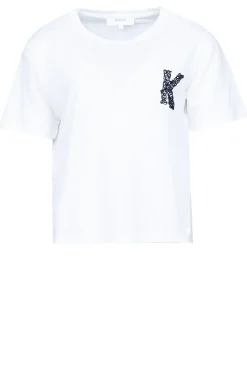 T-Shirt With Embroidery Bocdae | White... | Kocca | Little Soho