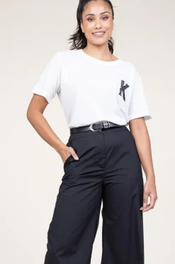 T-Shirt With Embroidery Bocdae | White... | Kocca | Little Soho