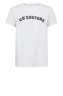 T-Shirt With Glitter Detail Coco | White... | Co'Couture | Little Soho