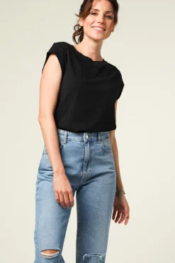 T-Shirt With Round Neck Classic | Black... | Cc Heart | Little Soho