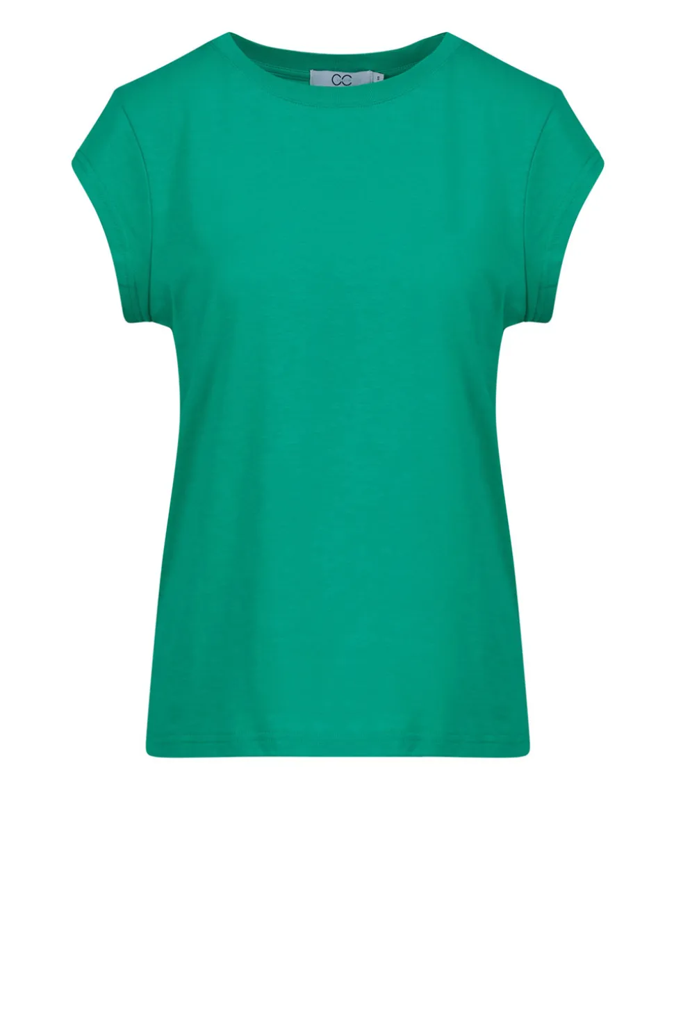 T-Shirt With Round Neck Classic | Green... | Cc Heart | Little Soho