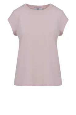 T-Shirt With Round Neck Classic | Dusty Pink... | Cc Heart | Little Soho