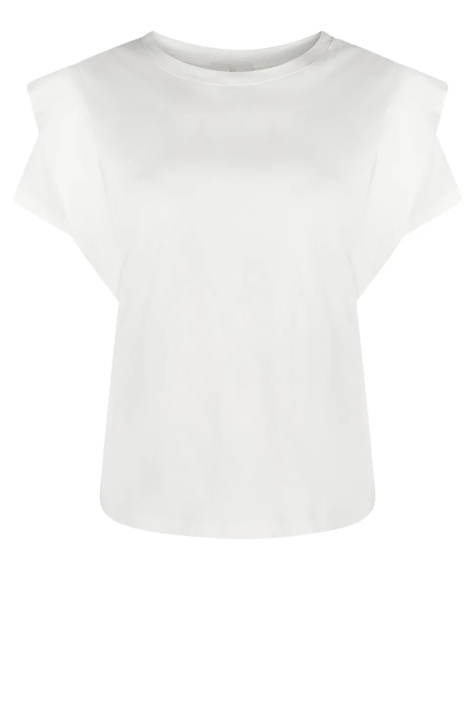 T-Shirt With Ruffles Cora | Natural... | Aaiko | Little Soho