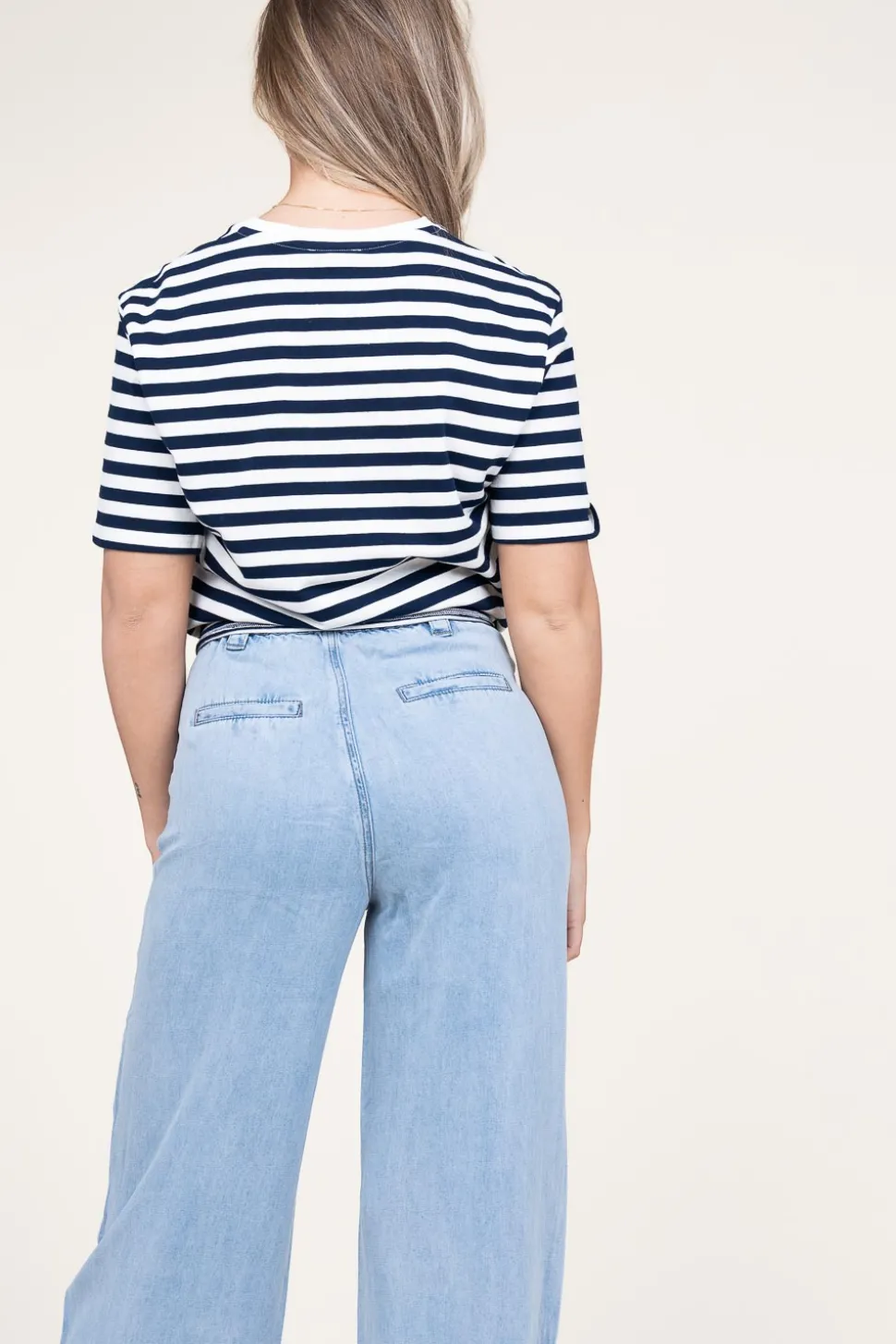 T-Shirt With Tie Detail Marloz | Blue... | Suncoo | Little Soho