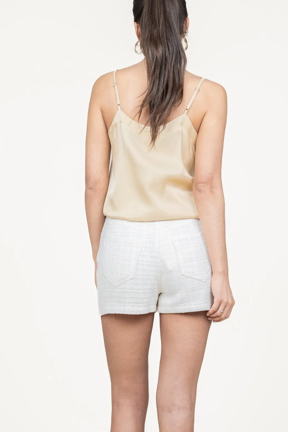 Tweed Lurex Short Coco | Natural... | Est'Seven | Little Soho