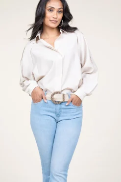 Viscose Blouse Mazar | Natural... | Second Female | Little Soho