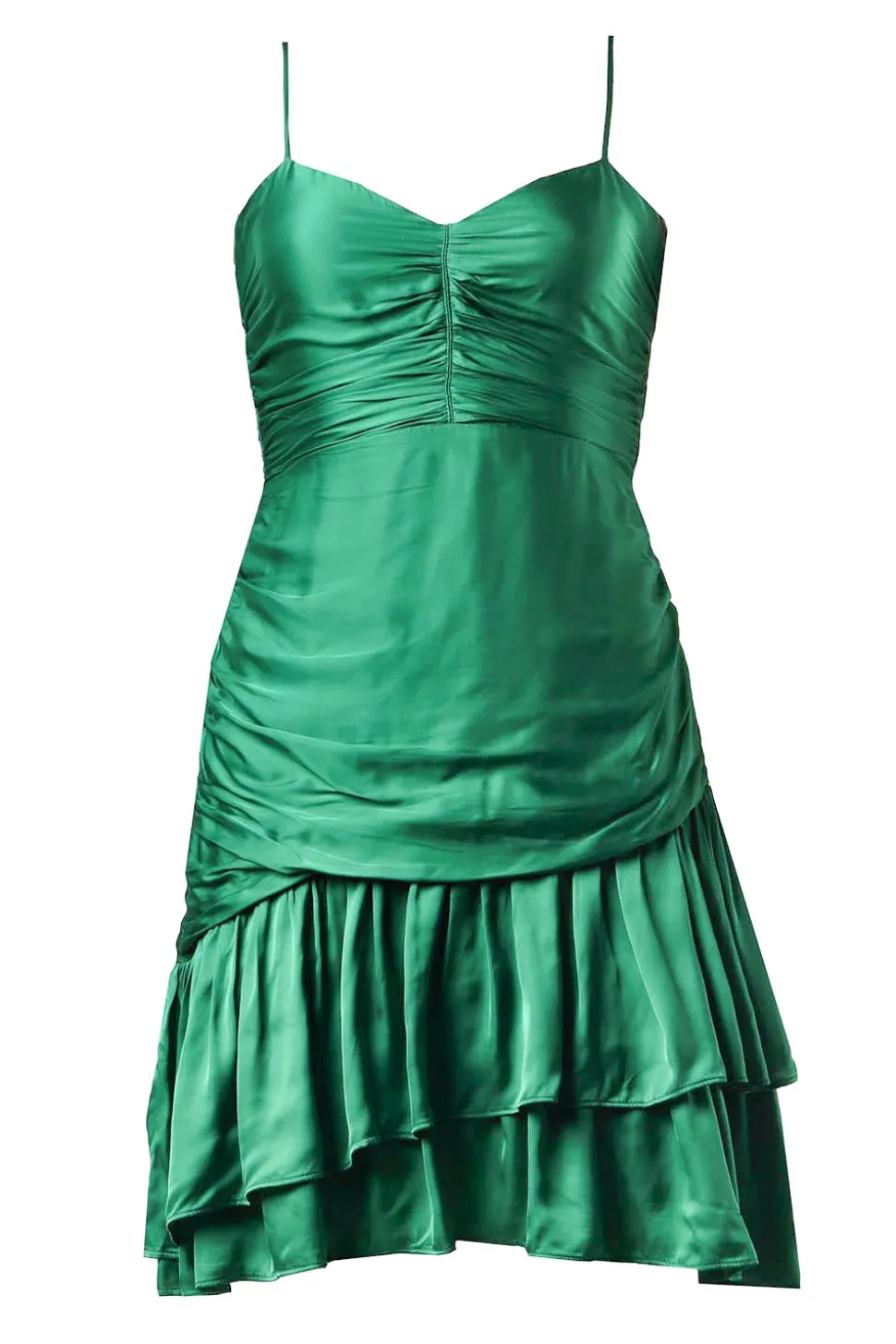 Viscose Mini Dress Cordoue | Green... | Suncoo | Little Soho