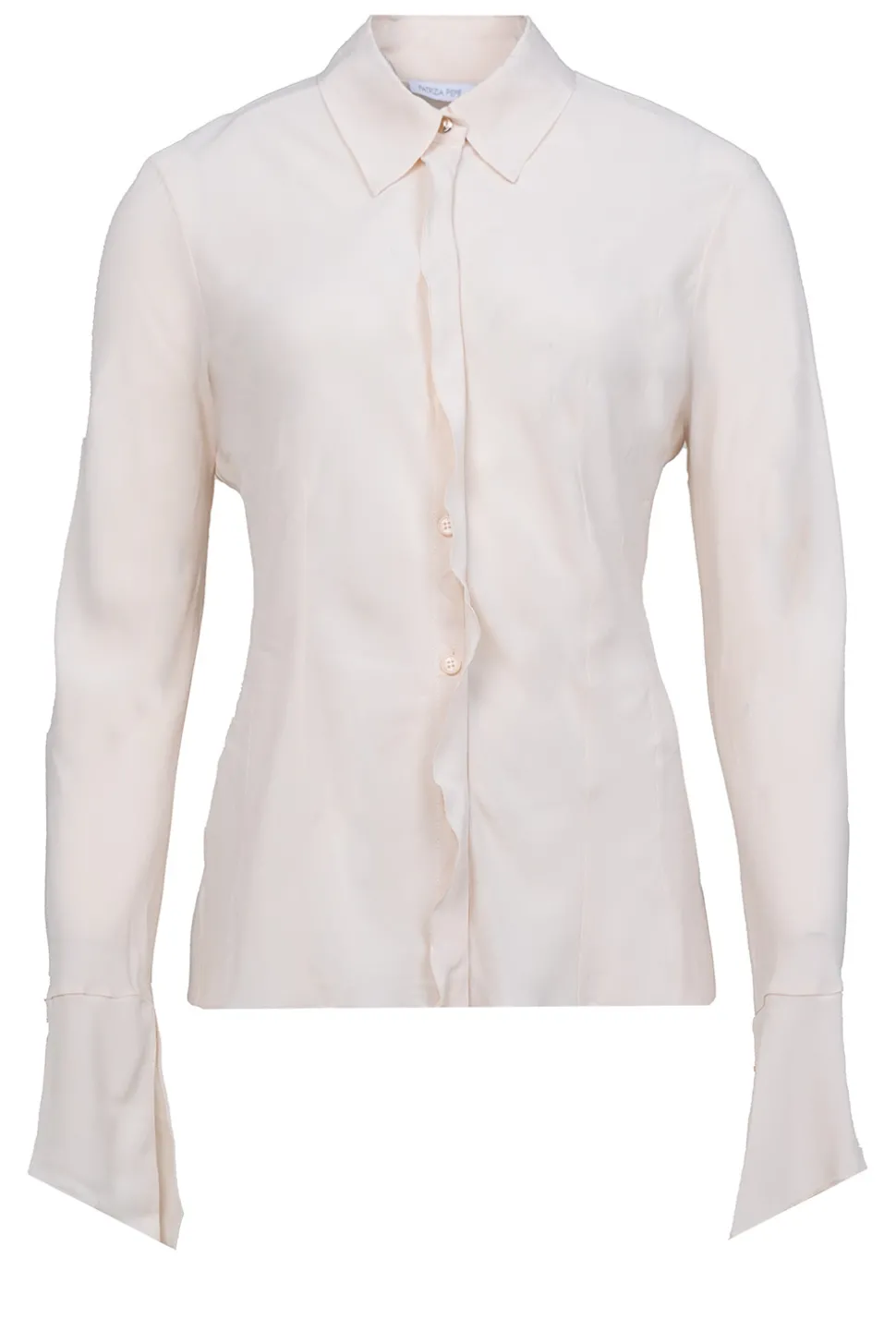 Viscose Tailored Blouse Nino | Natural... | Patrizia Pepe | Little Soho
