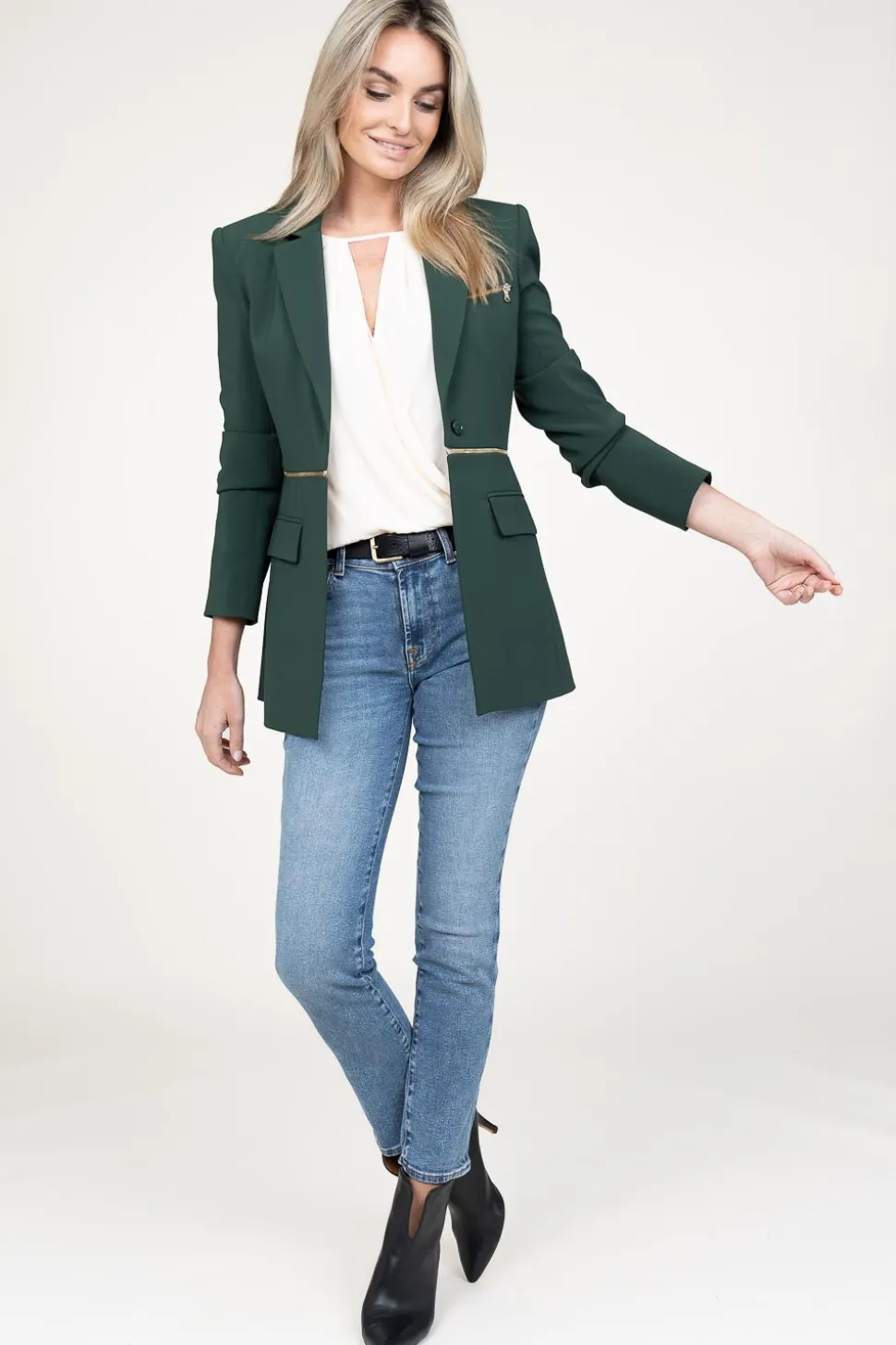 Viscose Top Liza | Natural... | Patrizia Pepe | Little Soho