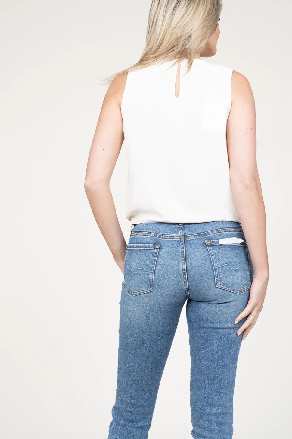 Viscose Top Liza | Natural... | Patrizia Pepe | Little Soho