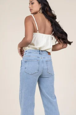 Viscose Top With Lace Viane | Natural... | Lollys Laundry | Little Soho