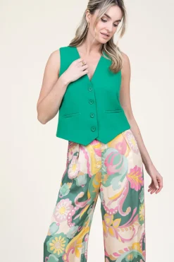 Waistcoat Gally | Green... | Suncoo | Little Soho