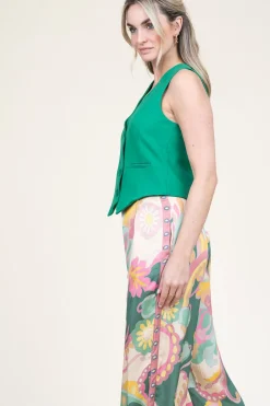 Waistcoat Gally | Green... | Suncoo | Little Soho