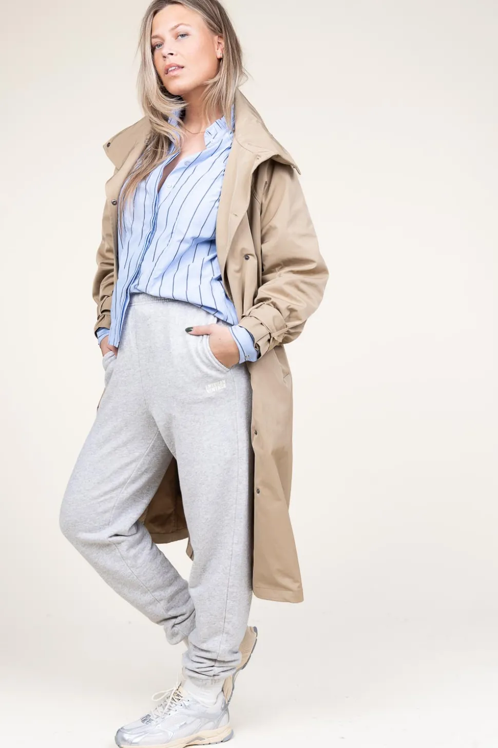 Washed Jogging Pants Kodytown | Grey... | American Vintage | Little Soho