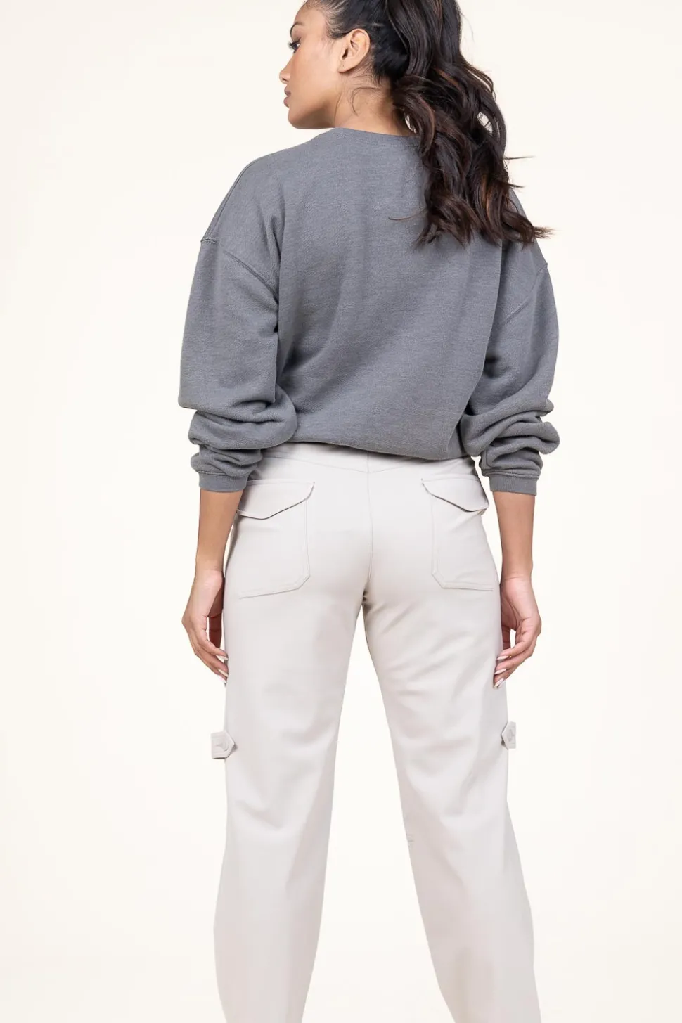 Washed Sweater Doven | Grey... | American Vintage | Little Soho