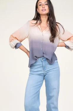 Waterprint Blouse Anara | Multi... | Second Female | Little Soho