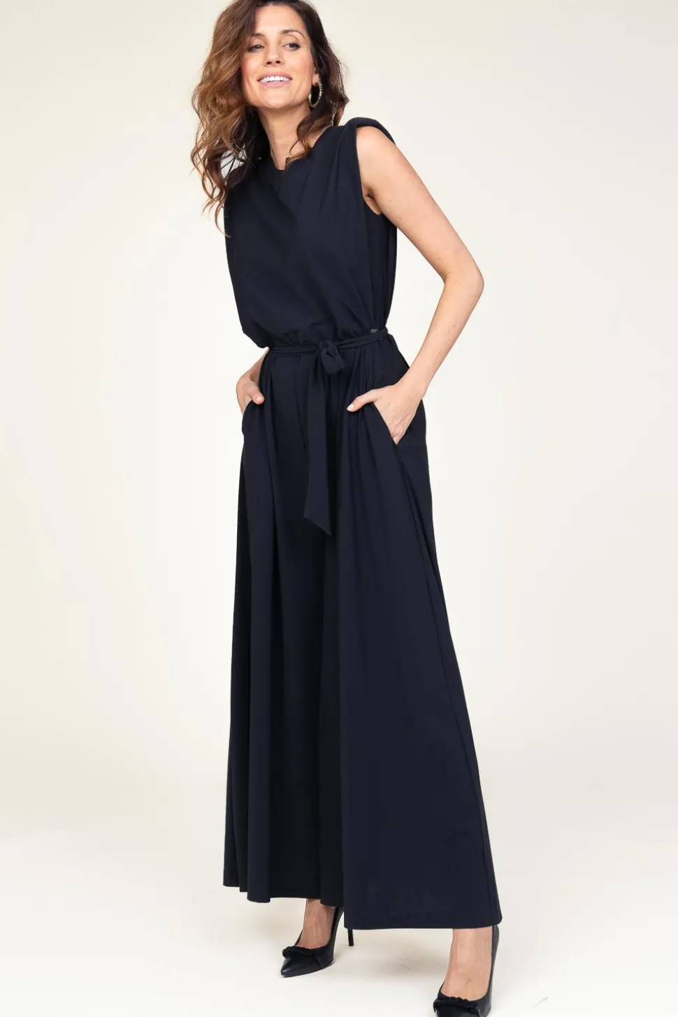 Wide Leg Jumpsuit Gentil | Black... | D-Etoiles Casiope | Little Soho