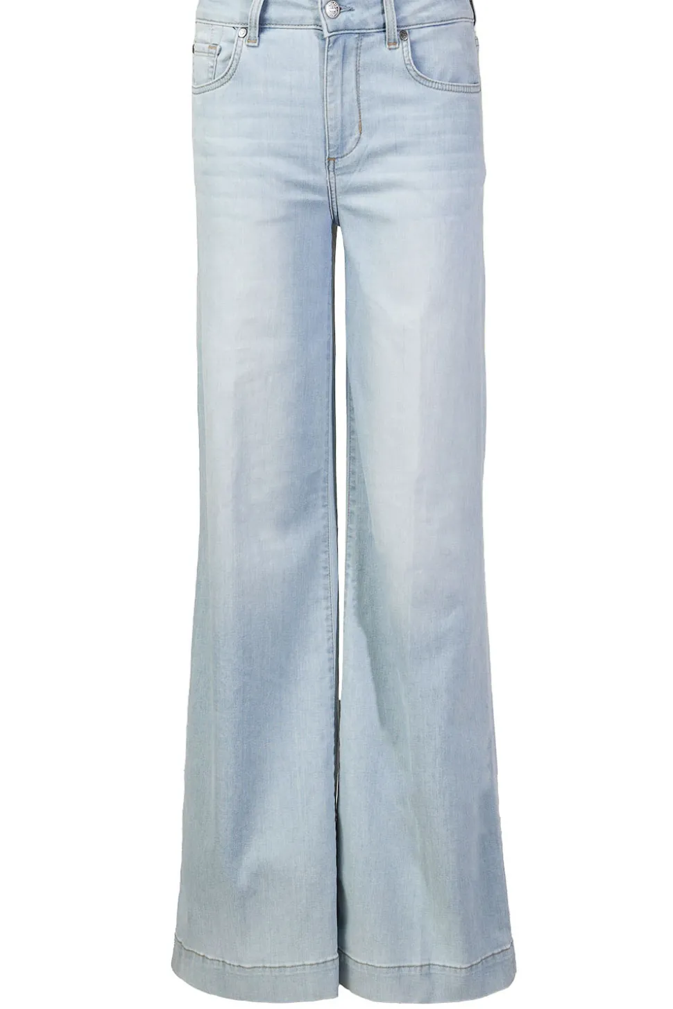 Wide Leg Regular Fit Jeans Mendola L34 | Blue... | Liu Jo | Little Soho