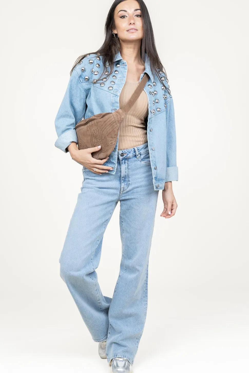 Wide Leg Stretch Jeans Bella | Blue... | Dante 6 | Little Soho